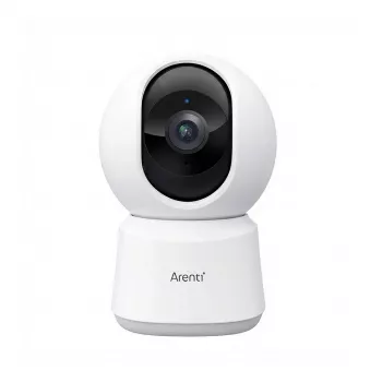 Arenti Wewnętrzna kamera 5G Wi-Fi UHD 3K/5MP Pan Tilt Zoom z funkcją prywatności