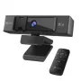 Kamera internetowa j5create JVCU435-N 4K Ultra HD z 5-krotnym zoomem cyfrowym i pilotem