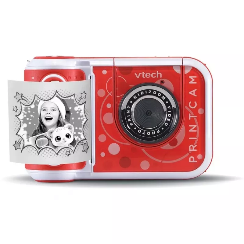 VTech KidiZoom Print Cam aparat cyfrowy czerwono-biały