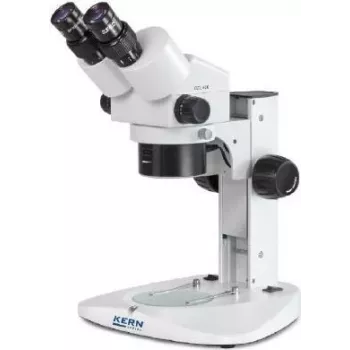 Kern Optics OZL 456 Mikroskop stereoskopowy zoom dwuokularowy 50x oświetlenie LED odbite i przechodzące