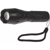 ChiliTec latarka LED Zoom 10W, 3x AAA, czarna 22106