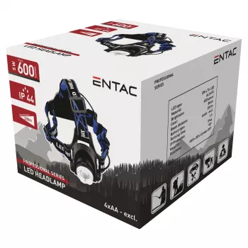 Latarka LED ENTAC Zoom 5W Aluminiowa