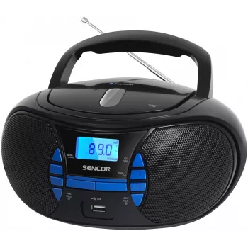 SENCOR SPT 2700BK CD/BT/MP3/USB/FM Radio Boombox Czarny