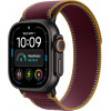 Apple Watch Ultra 4 GPS + Cellular 49 mm, koperta z tytanu (kolor czarny), opaska Trail Loop (kolor burgundowy), M/L
