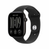 Apple Watch Series 12 GPS + Cellular 46 mm, koperta z aluminium (kolor czarny), pasek sportowy (kolor czarny), M/L