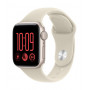 Apple Watch SE 3 GPS 40 mm, koperta z aluminium (kolor Starlight), pasek sportowy (kolor piaskowy), S/M