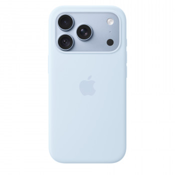 Apple iPhone 18 Pro etui silikonowe z MagSafe (Silicone Case) – niebieski