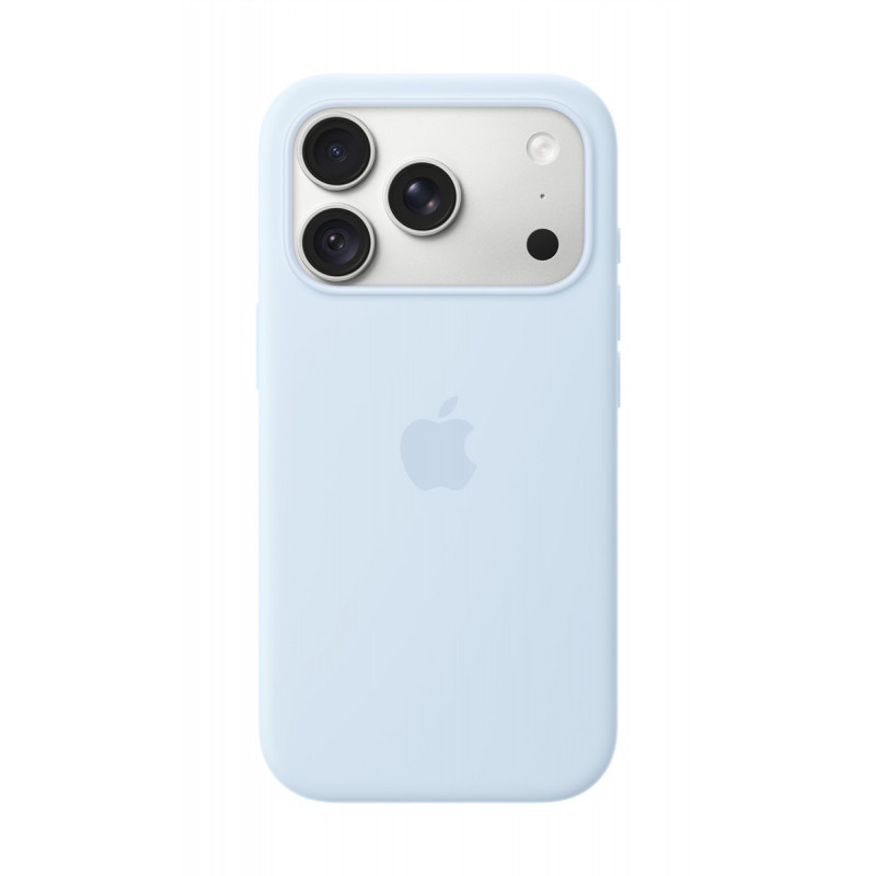 Apple iPhone 18 Pro etui silikonowe z MagSafe (Silicone Case) – niebieski