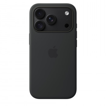 Apple iPhone 18 Pro etui silikonowe z MagSafe (Silicone Case) – czarny