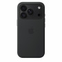 Apple iPhone 18 Pro etui silikonowe z MagSafe (Silicone Case) – czarny