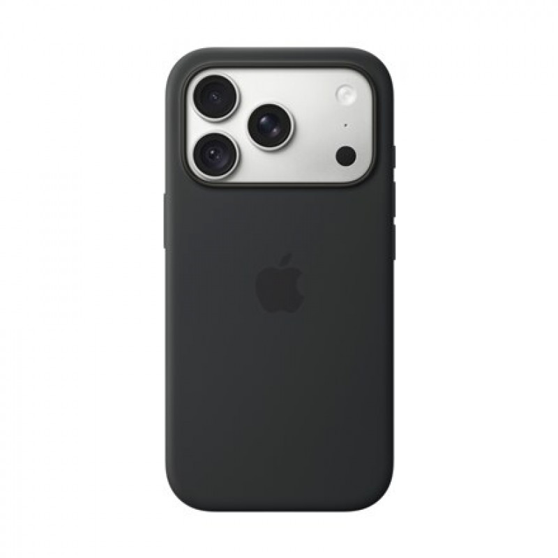 Apple iPhone 18 Pro etui silikonowe z MagSafe (Silicone Case) – czarny
