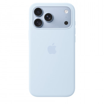 Apple iPhone 18 Pro Max etui silikonowe z MagSafe (Silicone Case) – niebieski