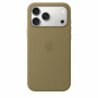 Apple iPhone 18 Pro Max etui silikonowe z MagSafe (Silicone Case) – oliwkowy