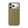 Apple iPhone 18 Pro Max etui silikonowe z MagSafe (Silicone Case) – oliwkowy