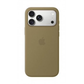 Apple iPhone 18 Pro Max etui silikonowe z MagSafe (Silicone Case) – oliwkowy