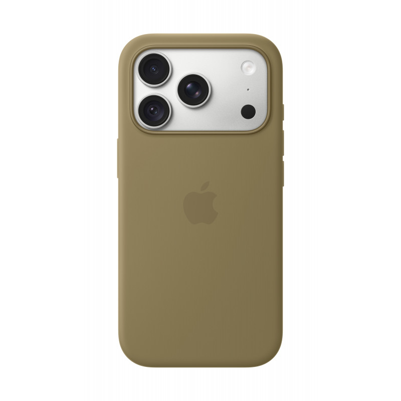 Apple iPhone 18 Pro etui silikonowe z MagSafe (Silicone Case) – oliwkowy