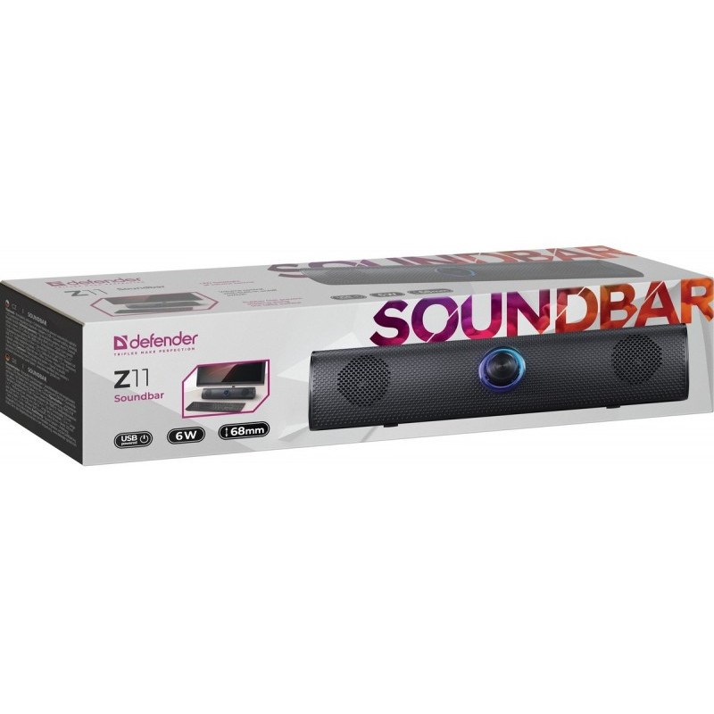 Defender Z11 Soundbar 6W LED, Czarny