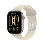 Apple Watch Series 12 GPS + Cellular 42 mm, koperta z aluminium (kolor złoty), pasek sportowy (kolor piaskowy), S/M