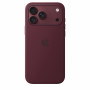 Apple iPhone 18 Pro Max etui silikonowe z MagSafe (Silicone Case) – burgundowy