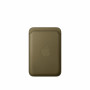 Portfel Apple iPhone FineWoven z MagSafe – ciemna oliwka