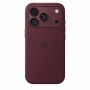 Apple iPhone 18 Pro etui silikonowe z MagSafe (Silicone Case) – burgundowy