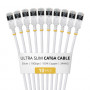 StarTech Slim Cat6a U/FTP Patch Cable RJ45, 0,3 m, 10-Pack