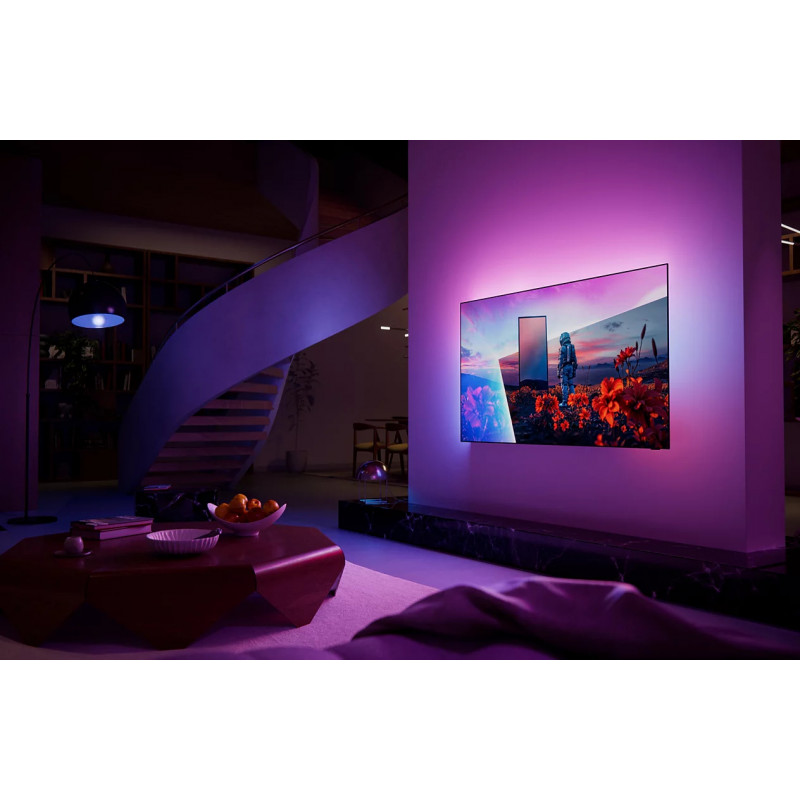 Philips 65OLED811 65 inch (164 cm) 4K UHD OLED Smart TV z Ambilight, Titan OS