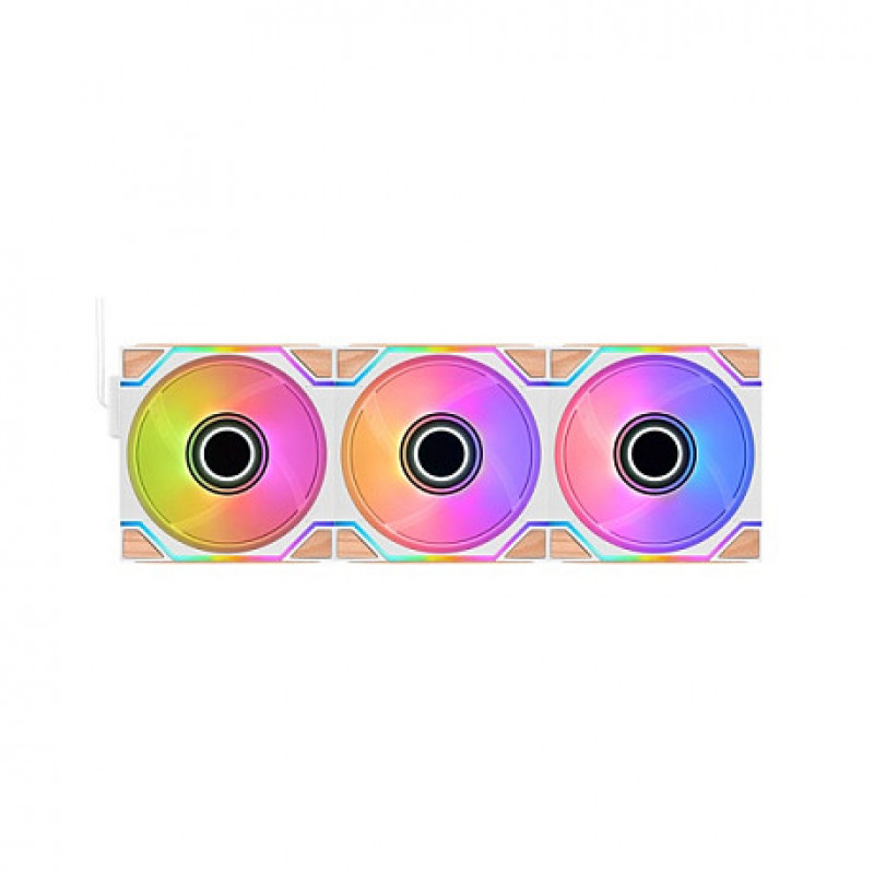 Wentylator do obudowy Thermaltake SWAFAN 120 EX INFINITY Snow Wood Edition 3Pack