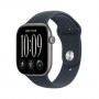 Apple Watch Series 12 GPS 42 mm, koperta z aluminium (kolor szary), pasek sportowy (kolor niebieski), M/L