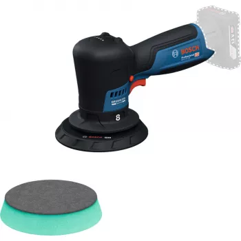 Bosch GPX 12V-125 Professional Akumulatorowa Polerka 06019L4100, 12 V, 125 mm, Niebiesko-Czarny, Solo (bez akumulatora i ładowarki)