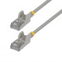 StarTech Slim Cat6a U/FTP Patch Kabel RJ45, 1 m, szary
