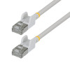 StarTech Slim Cat6a U/FTP Patch Kabel RJ45, 0,15 m, Biały