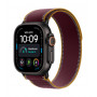 Apple Watch Ultra 4 GPS + Cellular 49 mm, koperta z tytanu (kolor czarny), opaska Trail Loop (kolor burgundowy), S/M