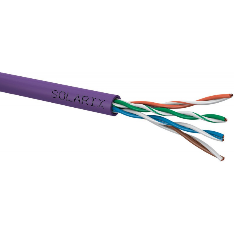 Kabel sieciowy SOLARIX Cat5e U/UTP, 500 m, LSZH