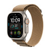 Apple Watch Ultra 4 GPS + Cellular 49mm, koperta Natural Titanium z opaską Desert Alpine Loop - M