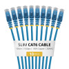 StarTech.com Slim Cat6 U/UTP Patch Kabel RJ45, 1 m, Niebieski, LSZH, 10-Pakiet