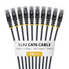 StarTech.com Slim Cat6 U/UTP Patch Cable RJ45, 1 m, Czarny, 10-Pack