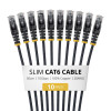 StarTech.com Slim Cat6 U/UTP Patch Kabel RJ45, 0,5 m, Czarny, 10-Pakiet