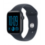 Apple Watch SE 3 GPS 44 mm, koperta z aluminium (kolor Midnight), pasek sportowy (kolor niebieski), S/M
