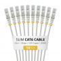 StarTech.com Slim Cat6 U/UTP Patch Kabel RJ45, 0,5 m, szary, 10 szt.