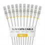 StarTech.com Slim Cat6 U/UTP Patch Kabel RJ45, 0,25 m, szary, 10 szt.