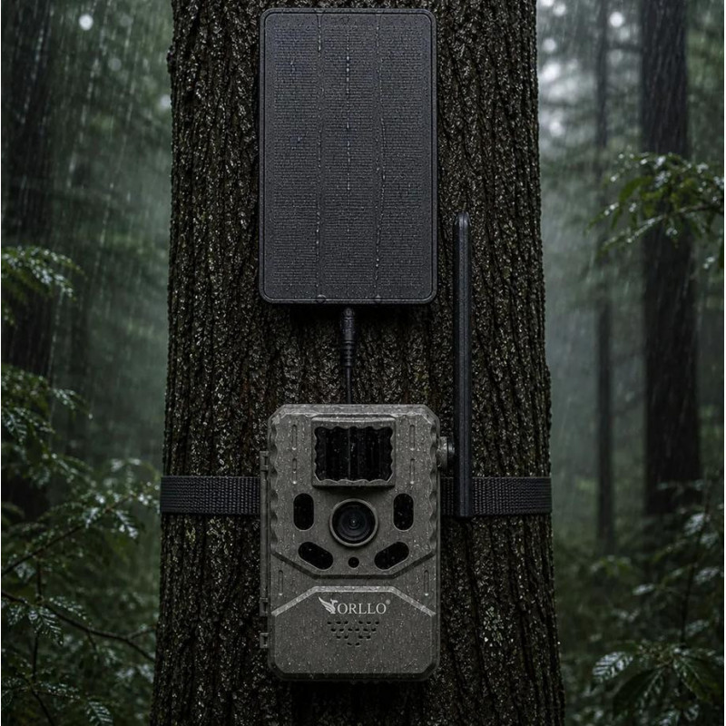Orllo Huntercam 6 SIM 4G Kamera pułapkowa z panelem słonecznym
