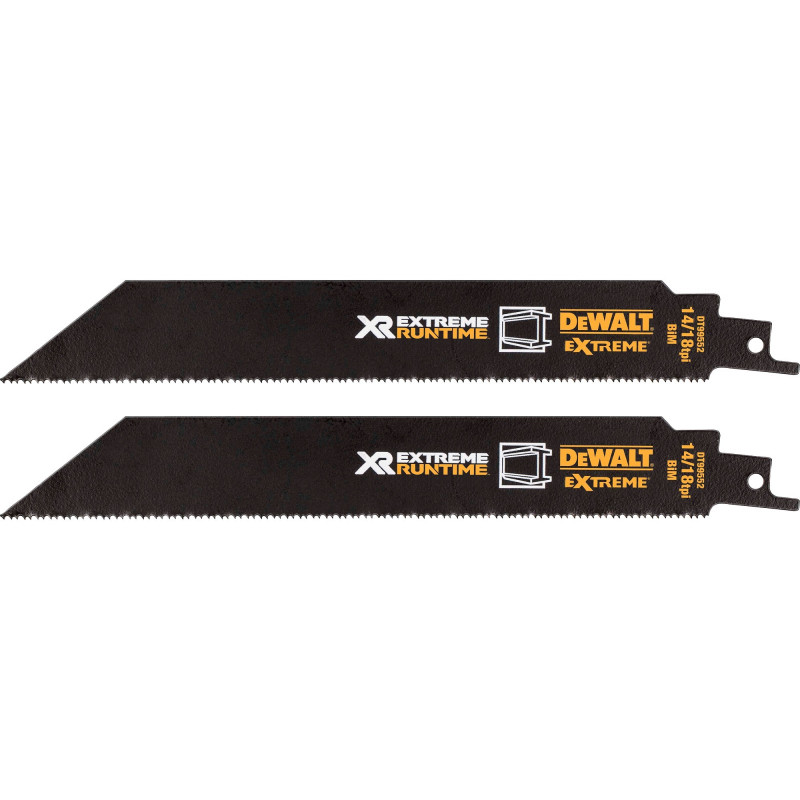 DeWalt Extreme Runtime DT99550-QZ Zestaw brzeszczotów do piły szablastej, 13 sztuk, 152-230 mm