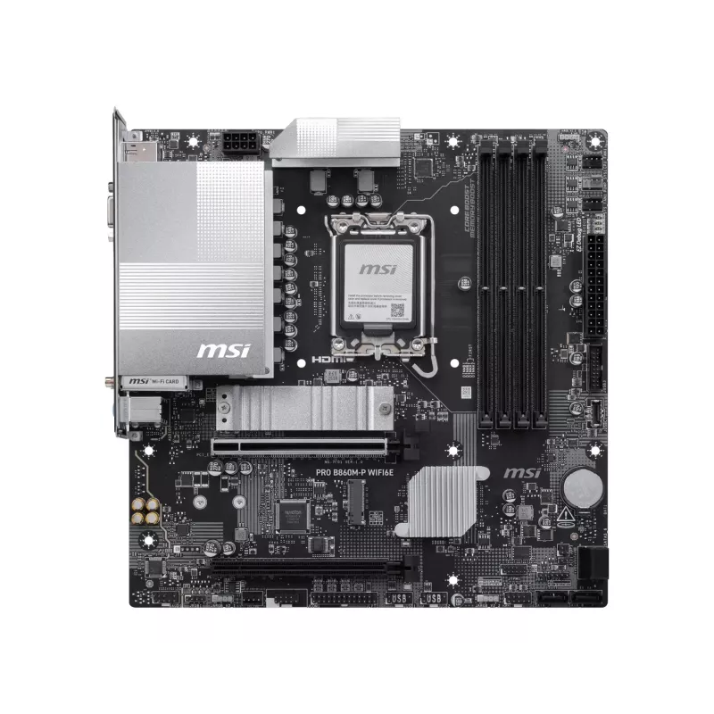 Płyta główna MSI PRO B860M-P WIFI6E, Intel B860, LGA 1851, Micro-ATX, DDR5