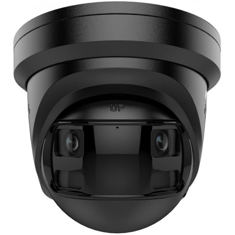 Kamera IP kopułkowa panoramiczna Hikvision DS-2CD2383G2P-LISU/SL 8 MP, 180°, czarna