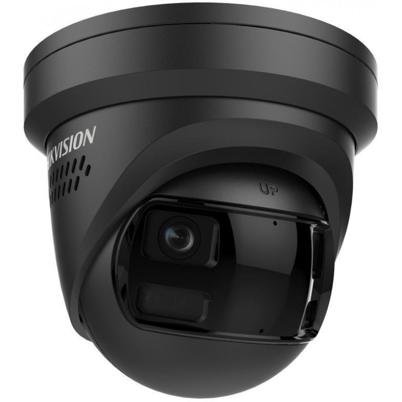 Kamera IP kopułkowa panoramiczna Hikvision DS-2CD2383G2P-LISU/SL 8 MP, 180°, czarna