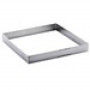 Perforowana kwadratowa forma do tarty ze stali nierdzewnej De Buyer, 15 cm (3099.21)