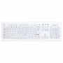 Klawiatura Active Key AK-C8100 Wireless Hygiene, zamknięta, układ szwajcarski (QWERTZ), biała