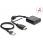 Adapter Delock HDMI na DisplayPort, 4K