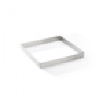 De Buyer Perforowana Kwadratowa Forma do Tarty ze Stali Nierdzewnej, 17,5 cm (3099.23)